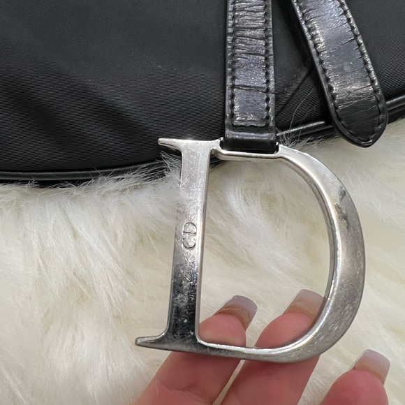 Rare Dior Saddle Bag with silver hardware - Picture 4 of 5